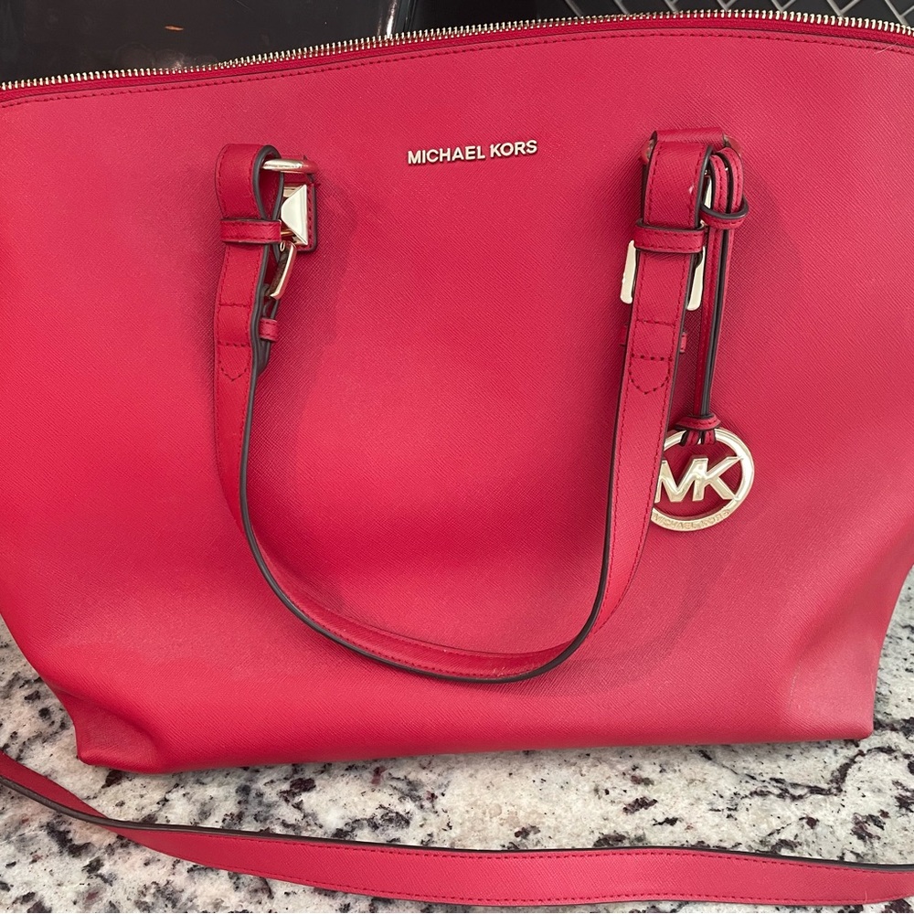 Michael Kors Vibrant Red Tote